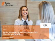 Senior Manager Sales & Customer Care (Hotellerie) (m/w/d) - Langenhagen