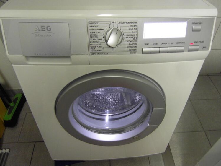 AEG Waschmaschine, Extraklasse mit Klartextanze
