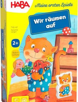 Haba Spiel Meine ersten Spiele, Wir räumen auf, Zuordnungsspiel, Made in Germany