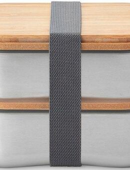 black+blum Lunchbox Bentobox, Edelstahl, (Set, 2-tlg), 2x500 ml