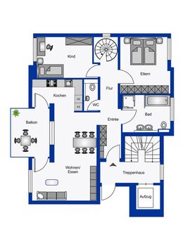 Wunderschöne Neubauwohnung mit Garten in ruhiger Lage! 4,5-Zimmer - Balkon - Aufzug - Einzelgarage und Stellplatz! - Auenwald
