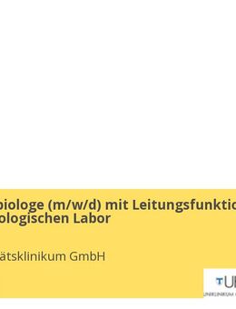 Fachmikrobiologe (m/w/d) mit Leitungsfunktion im mikrobiologischen Labor - Marburg