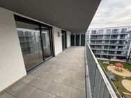 Erstbezug ab Februar 2025! Moderne 2-Zimmer-Wohnung mit extra großem Balkon, Kellerraum und TG-Stellplatz - Fürth