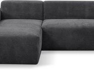 WERK2 Ecksofa Zeus-L modern und zeitlos, Breite 253cm, bequemes Sofa, Curvy Trend Ecksofa mit urbaner Optik