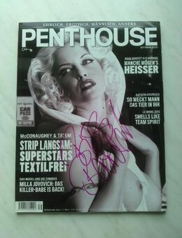 Penthouse Biggi Bardot als Monroe 09/2012 mit Orginal Autogramm - Hagen (Stadt der FernUniversität) Dahl