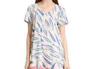 Betty Barclay Sommerkleid Betty Barclay Leinenkleid mit V-Ausschnitt Form