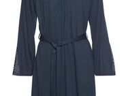 LASCANA Kimono, Kurzform, Viskose, Gürtel, mit langen Ärmeln und Spitzen-Details