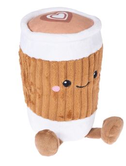 TIAKI Hundespielzeug Happy Frappuccino, braun - L 20 x B 12 x H 12 cm