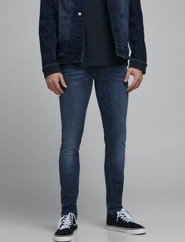 Jack & Jones Skinny-fit-Jeans JJILIAM Skinny Jeans mit Used-Waschung für schlanke Silhouette Abriebeffekte, modisch, skinny fit, Baumwollmischung