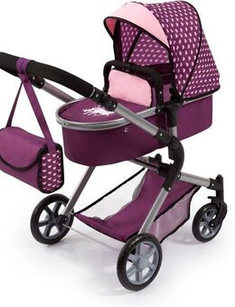Bayer Kombi-Puppenwagen City Neo, Pflaume