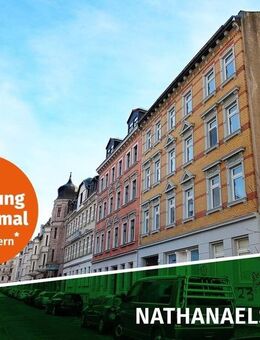 Einzigartige Wohnung im saniertem Denkmal. Hohe Decken, Fußbodenheizung, HWR, modernes Bad u. v. m.! - Leipzig