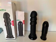 KING-SIZED ANAL RIPPLES, 7cm x 28 CM + ANAL BUMPER, 5,5cm x 20 CM Riesen Dildo Anal Analdildo - 1x benutzt wie NEU - Stuttgart