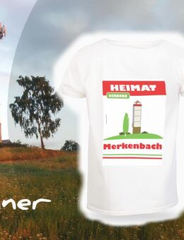 Herborn Merkenbach T-Shirt mit Wasserturm-Logo, für echte Männer, Das Wasserschloss als Logo - Herborn (Hessen)