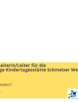 Stellvertr. Leiterin/Leiter für die zweigruppige Kindertagesstätte Schmelzer Weg (m/w/d) - Troisdorf