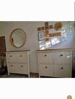 2 Hemnes Schuhschränke mit Spiegel Stockholm - Suderburg
