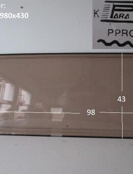 Wohnwagenfenster Parapress K5 D635 PPRG-RX ca 98 x 43, Fendt / Tabbert, braun, neue Ware mit Lagerspuren - Schotten Zentrum