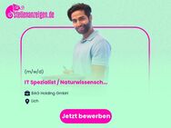 IT Spezialist / Naturwissenschaftler als Software-Validierungsspezialist (m/w/d) für medizinische Tests & Diagnosesysteme - Lich