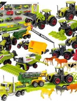 XXL Kinder John Deere Claas Deutz Landwirtschaft MASCHINEN Bauernset Landwirtrschaft Bauer - Wuppertal