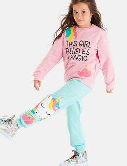 Denokids Hausanzug Magic Unicorn (2 tlg) mit Einhorn-Motiv