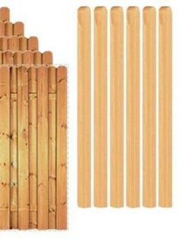 Tetzner & Jentzsch Bohlenzaun Los Angeles 3, (Set), 5 Elemente, LxH: 954x180 cm