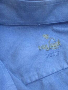 NEUw * Edel * Business * Freizeit * Leinen * Kurzarm * Button- Down Kragen * Hemd "van Laack" Original * Gr. 41- 42/ M- L * royal- königs- blau * - Riedlingen