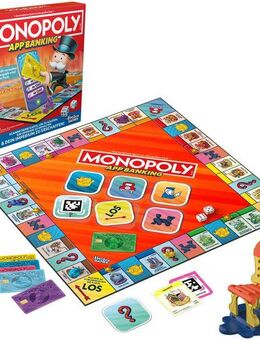 Hasbro Spiel Monopoly App Banking, Gesellschaftsspiel
