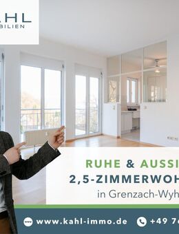 Wohnen mit Ausblick - 2,5 Zimmer über den Dächern von Grenzach - Grenzach-Wyhlen