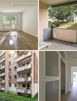 renovierte 2 Zimmerwohnung mit Balkon im bequemen Erdgeschoss - Freiberg