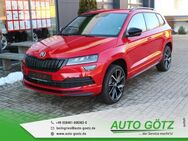 Skoda Karoq, Sportline Vorb VZE Digi elektr Heckkl BlindSpot vo hi LichtAssist SpurAssist Connect Sunset 4xEFH Ladeboden beheiz Frontscheibe Armlehne Metallic, Jahr 2022 - Beilngries