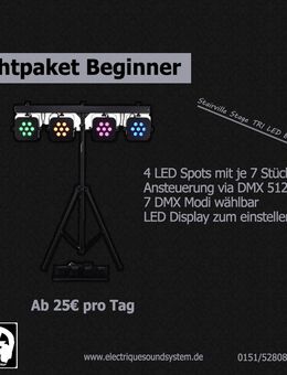 [VERMIETUNG] Lichtpaket Beginner - Magdeburg