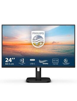 Philips 24E1N1300A LCD-Monitor (60,5 cm/24 ", 1920 x 1080 px, Full HD, 1 ms Reaktionszeit, 100 Hz, IPS-LCD)