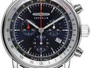 ZEPPELIN Chronograph LZ 14 Marine 8888-3, Armbanduhr, Quarzuhr, Herrenuhr, Datum, Stoppfunktion, Made in Germany