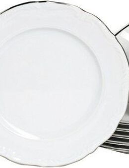 CreaTable Kaffeeservice Maria Theresia, KaffeeService 18-tlg (18-tlg), 6 Personen, Porzellan, Traditionelle Porzellanform