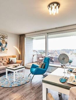 Stylische 2-Zi. Wohnung mit Penthouse-Charakter und Meerblick in Wenningstedt - Wenningstedt-Braderup (Sylt)