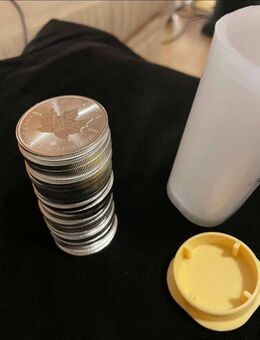 Silbermünzen Maple Leaf 25 Unzen eine Tube - Stuttgart