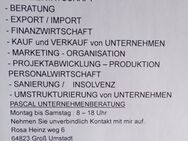 UNTERNEHMENSBERATER/ MANAGEMENT/ KOORDINATOR - Groß Umstadt