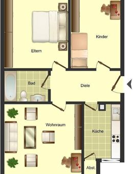 Demnächst frei! 3-Zimmer-Wohnung in Solingen Mitte - Solingen (Klingenstadt)