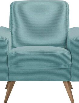 exxpo - sofa fashion Sessel Samso, Loungesessel, elegant und bequem, aktueller Cord Bezug