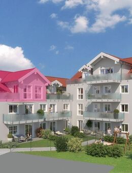 Traumhafte Wohnung (3 Zi.) m. ost-süd ausgerichteter große Loggia (Whg. 9) - provisionsfrei - zentral und doch ruhig - Grafing (München)