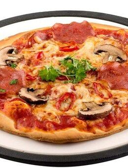 Tepro Backstein, Cordierit, Pizzastein, Ø: 28,5 cm