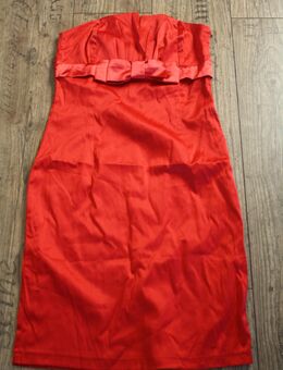 Süsses Bandeaukleid Schleife Satinart Xs 34 Four flavour y2k rot trägerlos Retrokleid - Berlin