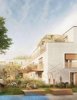 Penthouse mit Alpenblick: Anmutige 4 Zimmer, Süd-West-Terrasse & En-Suite-Bad - Garching (München)