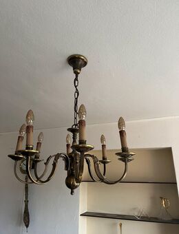 Lampe Hängelampe Kronleuchter Messing Hängelampe Vintage - Überlingen Zentrum