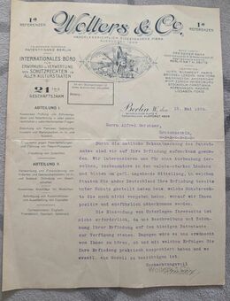 Historisches Schreiben von 1924 - Mechernich