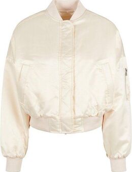 URBAN CLASSICS Bomberjacke Urban Classics Damen Ladies Short Oversized Satin Bomber Jacket (1-St)
