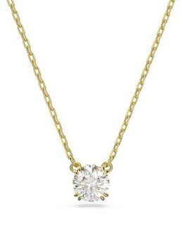 Swarovski Kette mit Anhänger Stilla Round, mit Swarovski® Kristall