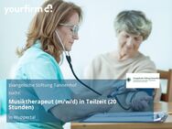 Musiktherapeut (m/w/d) in Teilzeit (20 Stunden) - Wuppertal