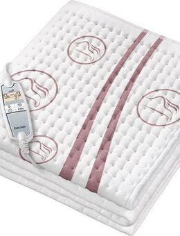BEURER Wärmeunterbett UB 90 für ein kuschelig warmes Bett, maschinenwaschbar, Wärmezone für Körper und Füße separat einstellbar