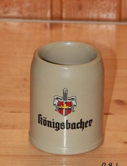 Königsbacher 0.4 L Bierkrug Steingut Steinzeug Keramik neuwertig - Borken