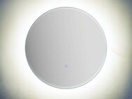 welltime LED-Lichtspiegel Toledo rund, Spiegel mit LED Beleuchtung, Badspiegel, mit Anti-Fog Beschichtung